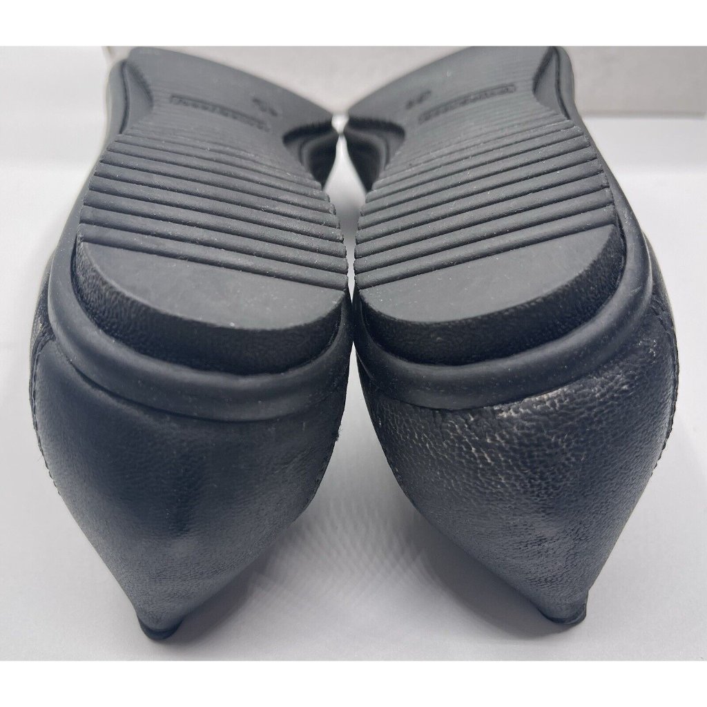 Joseph Siebel Shoes Womens Slip On Size 8-8.5 Eu 39 Black Leather Comfort — image 8 of 8